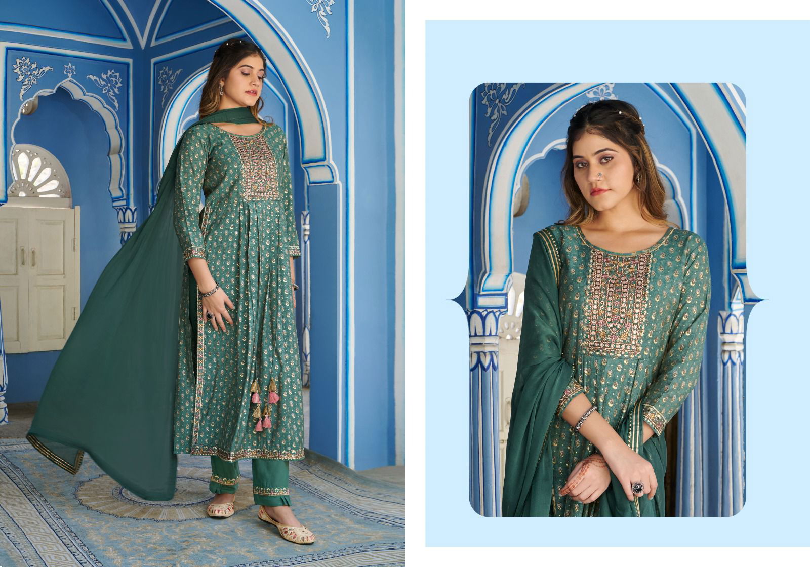 Rangoon Tulsi By Kessi Readymade Salwar Suits Catalog